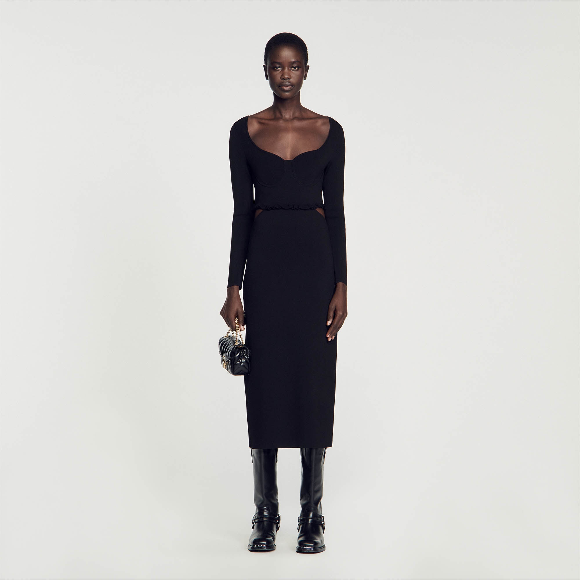 CUTAWAY MIDI DRESS - 2