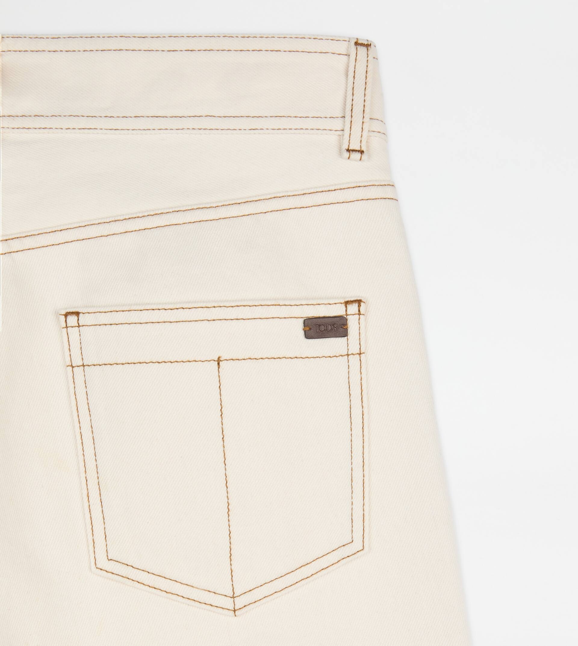5 POCKET JEANS - BEIGE - 8