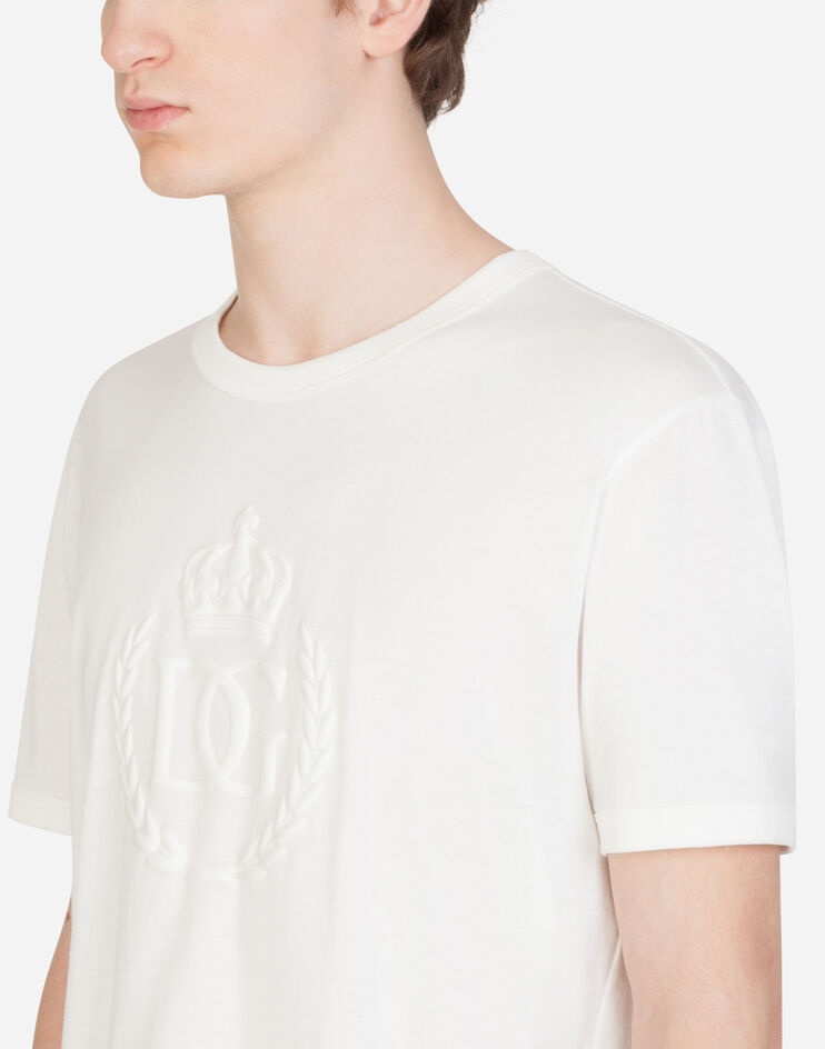 Cotton t-shirt with DG embroidery - 3