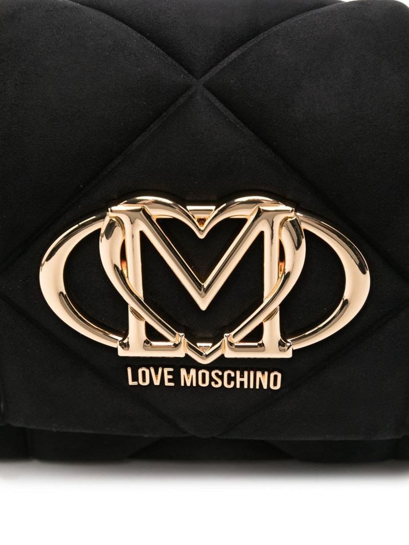 quilted logo-plaque cross body bag 4