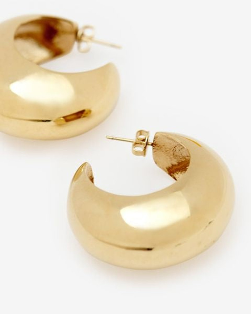 SHINY CRESCENT EARRINGS 4