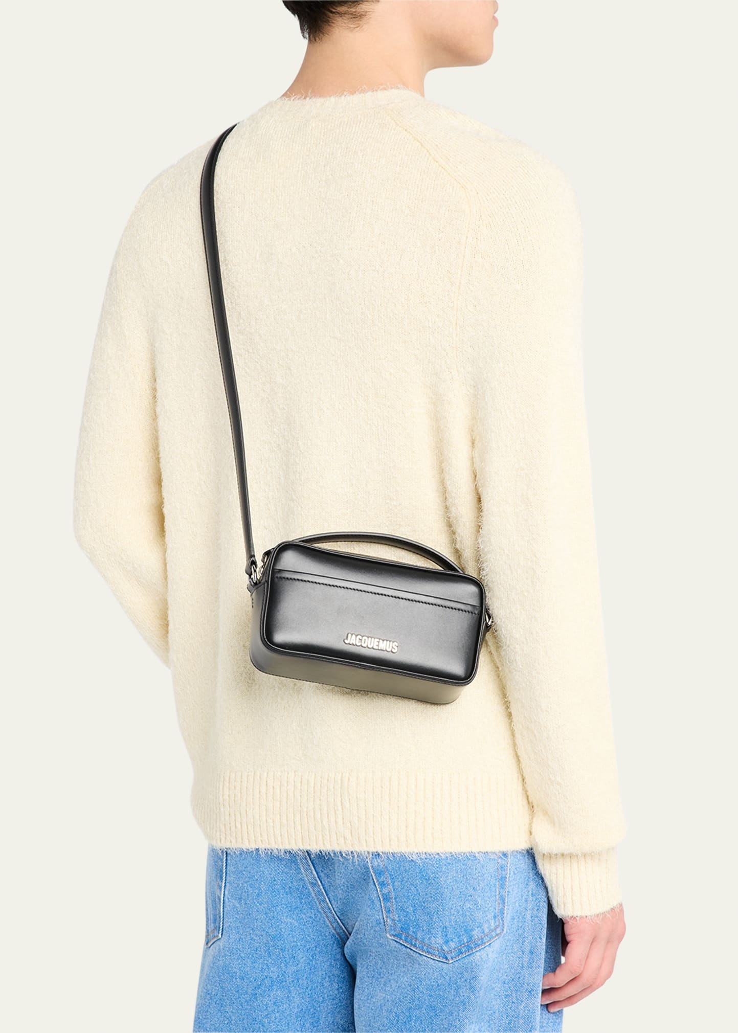 Men's La Baneto Leather Crossbody Bag - 2