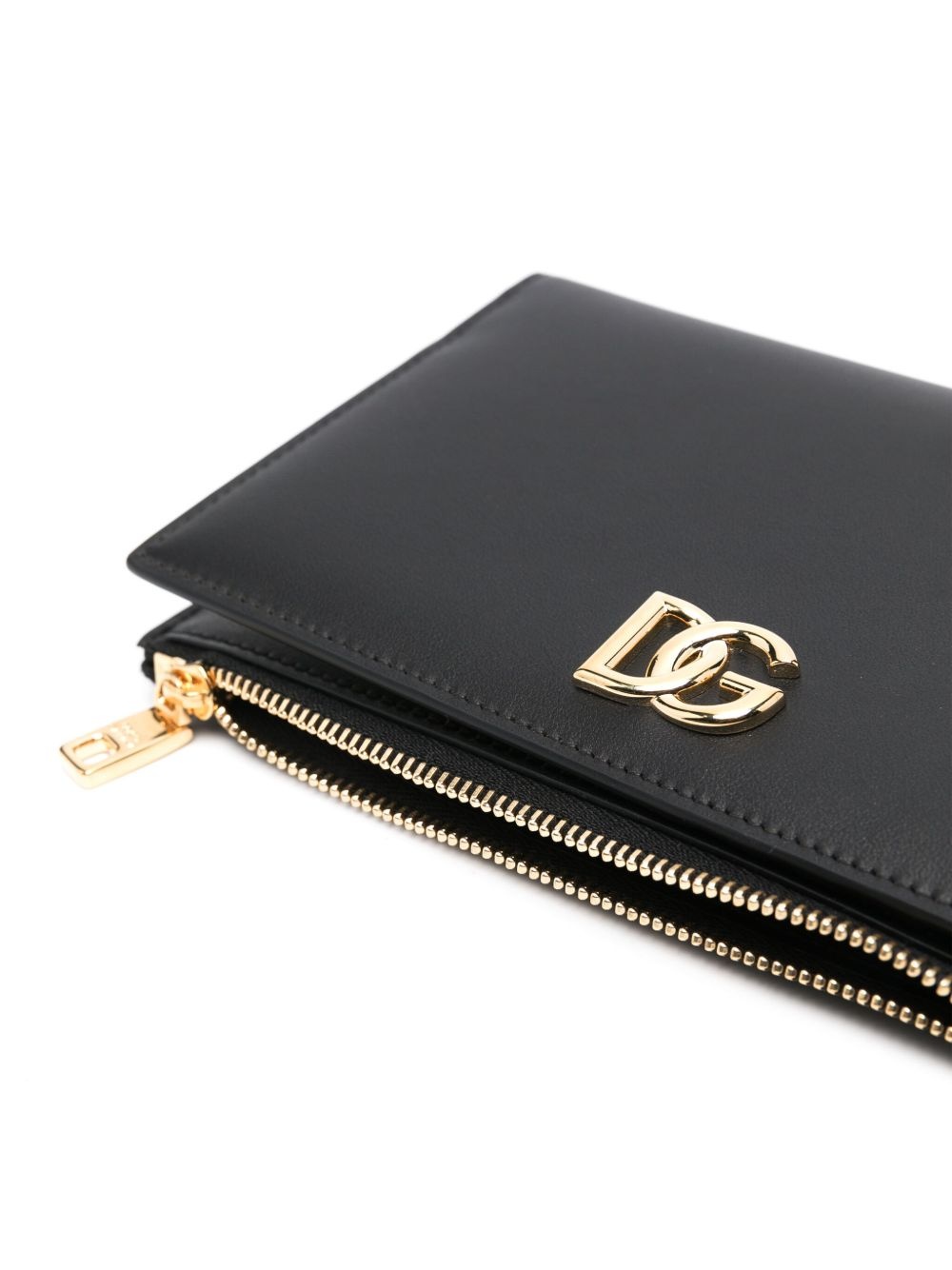 logo-lettering clutch bag - 4