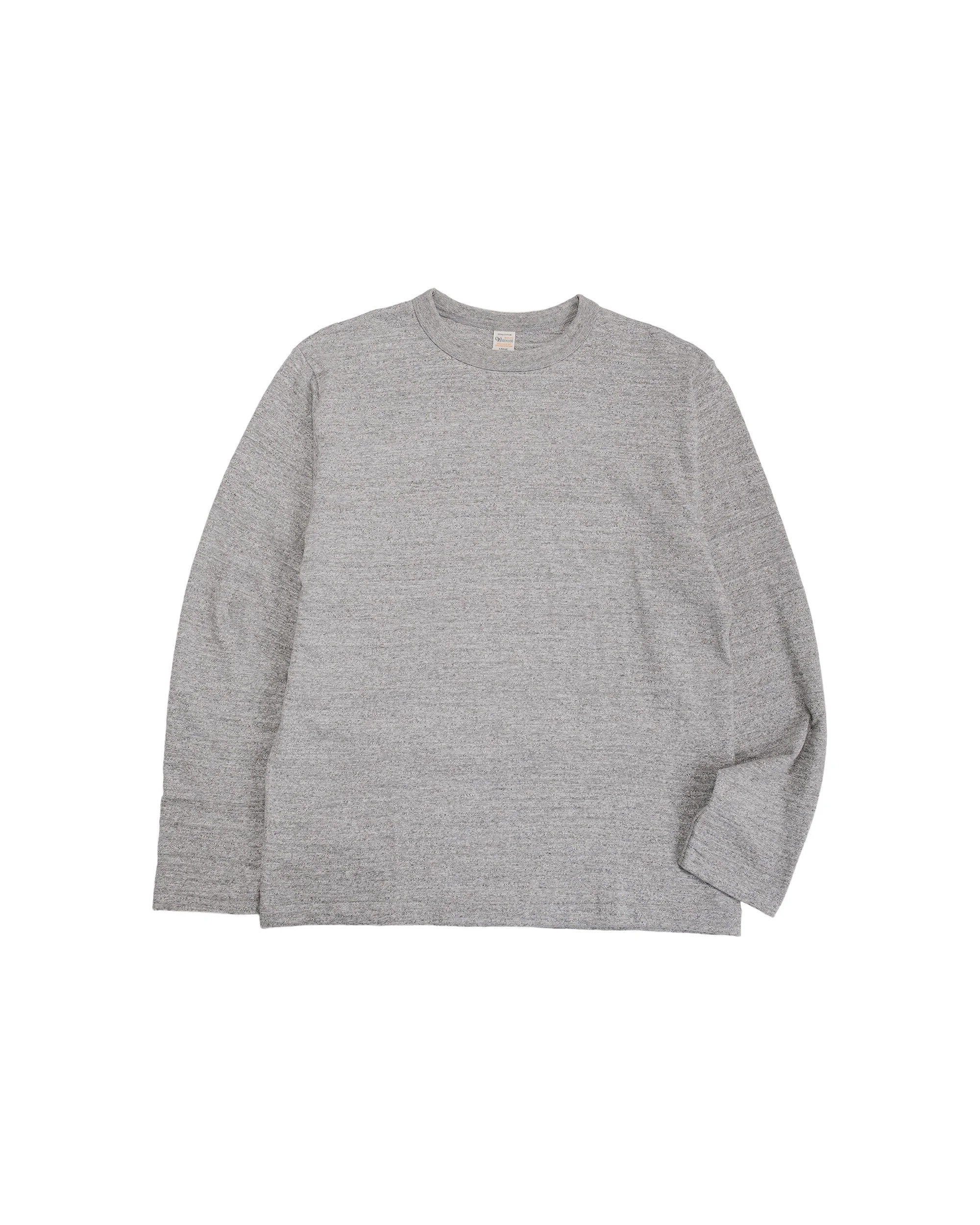 Lot. 5906 Long Sleeve Crew Neck T-Shirt Heather Gray - 1