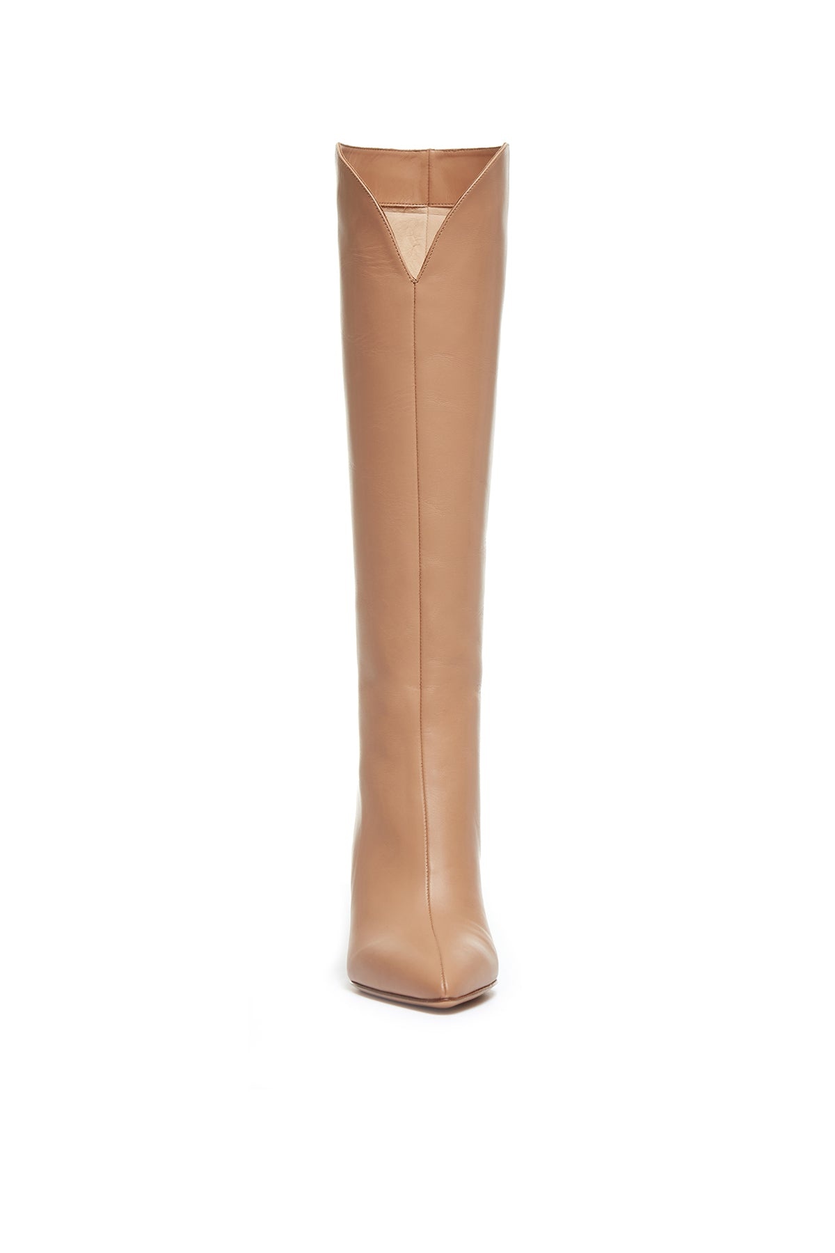 Cora Knee High Boot in Camel Leather - 4
