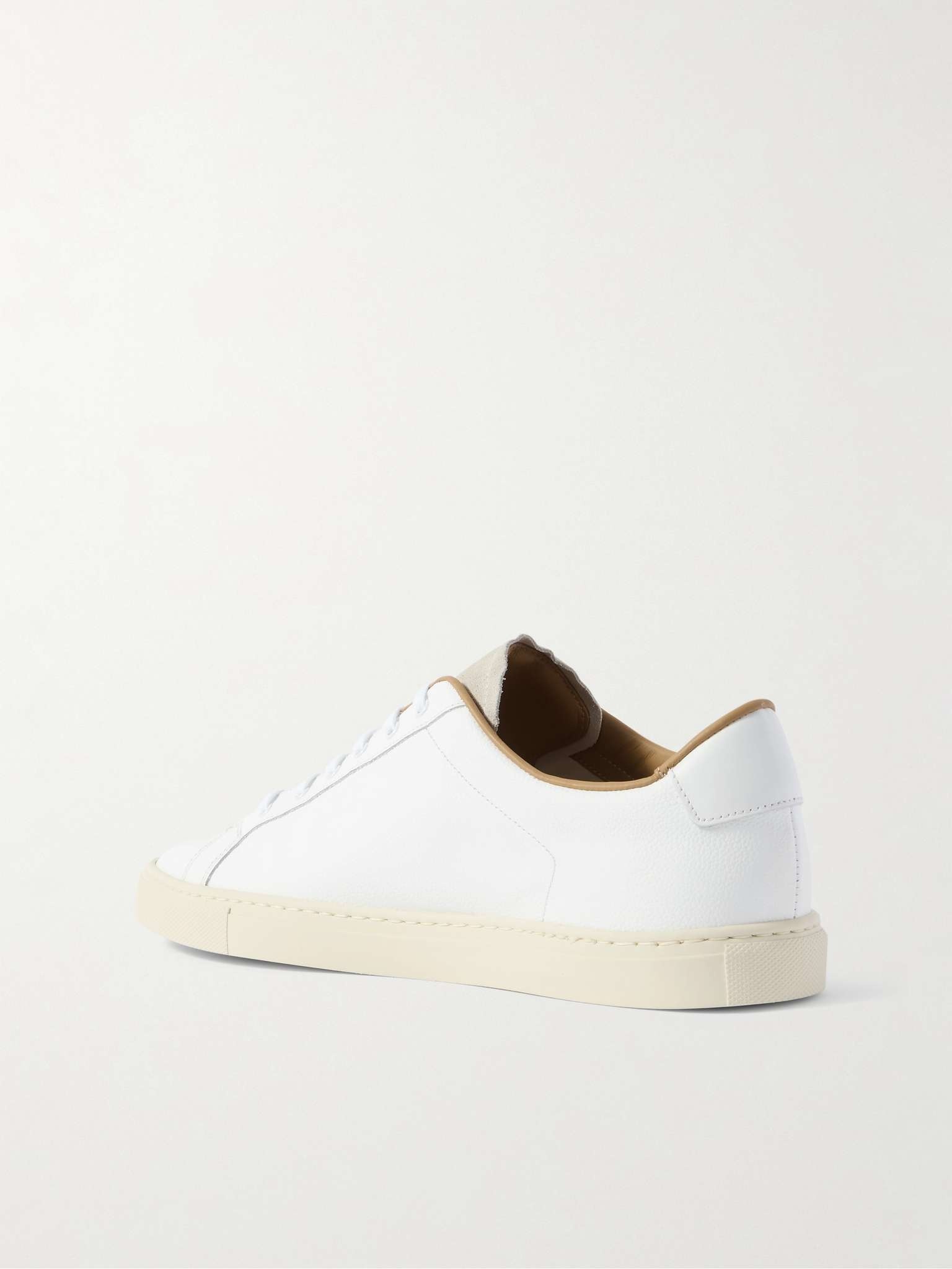 Retro Low Full-Grain Leather Sneakers - 4
