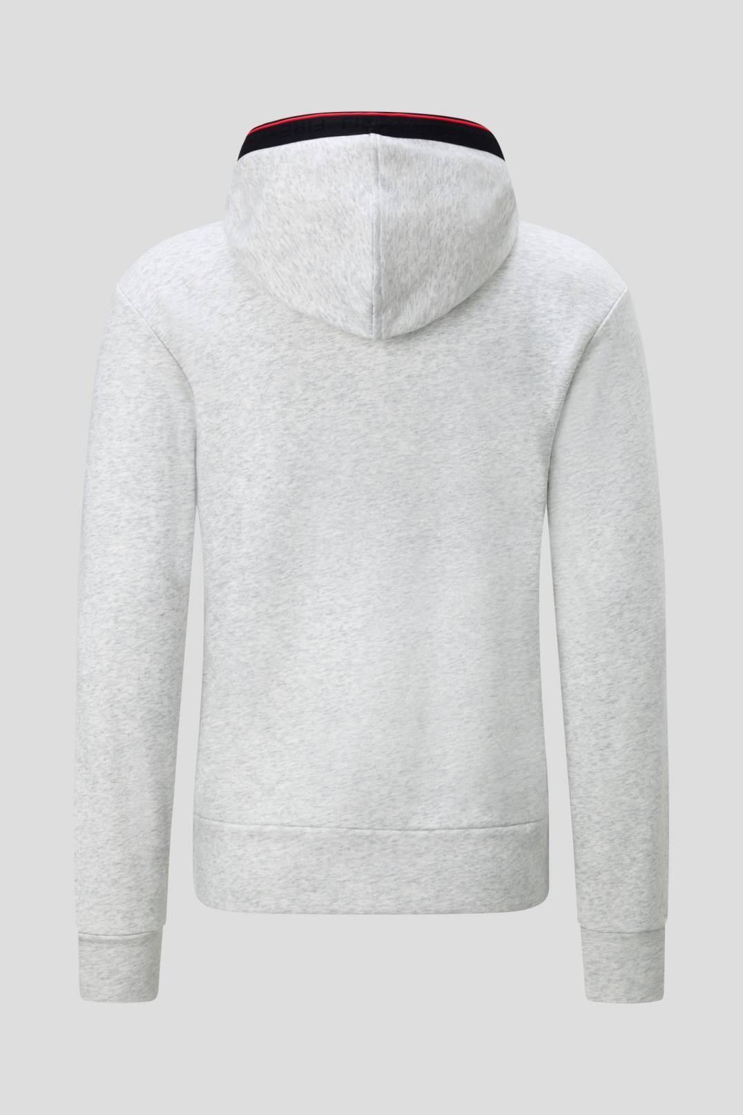 CORK SWEATSHIRT JACKET IN LIGHT GREY MÉLANGE - 2