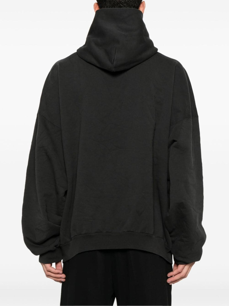 BALENCIAGA logo-print hoodie outlook