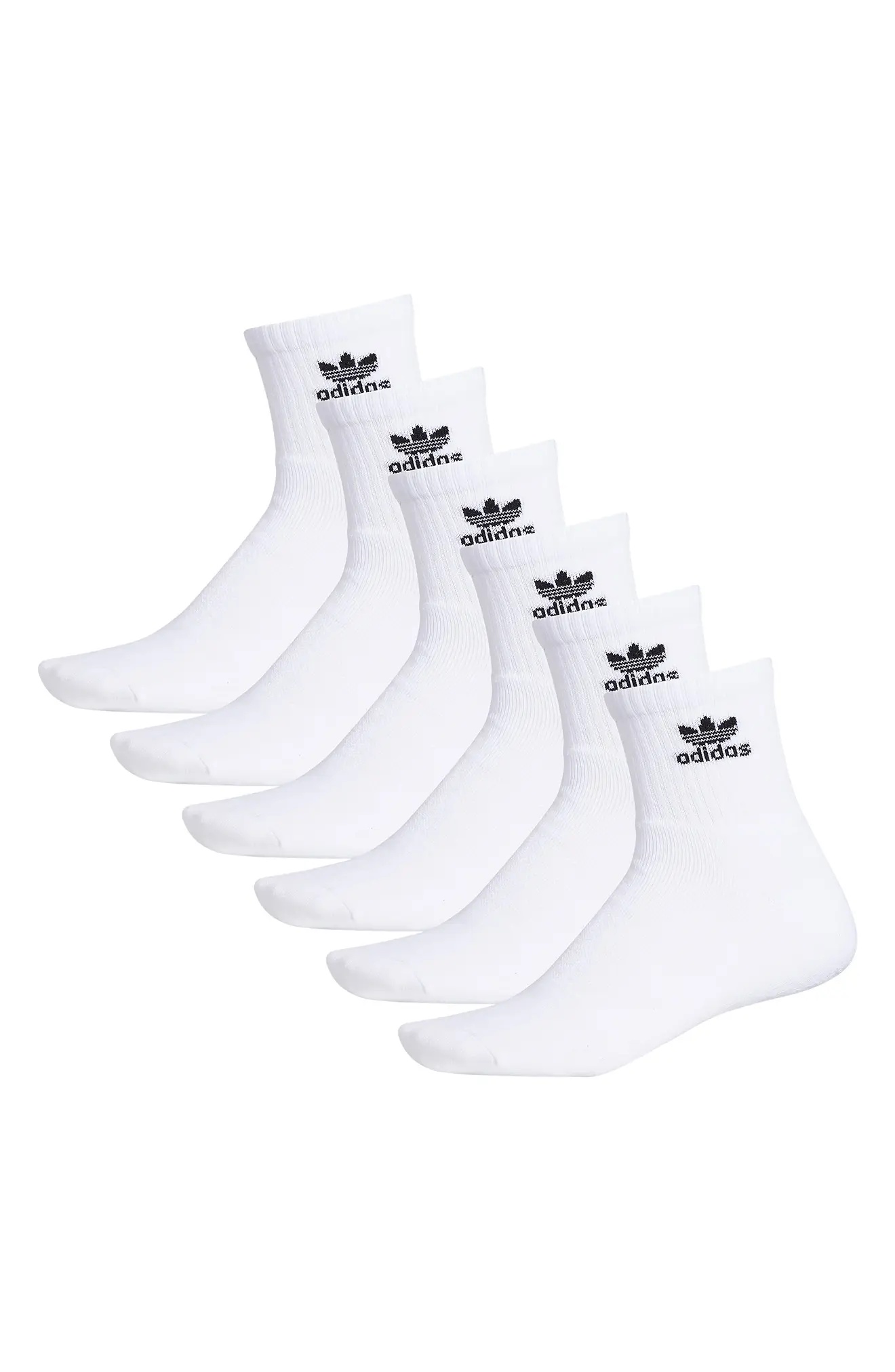 Trefoil 6-Pack Quarter Socks - 5