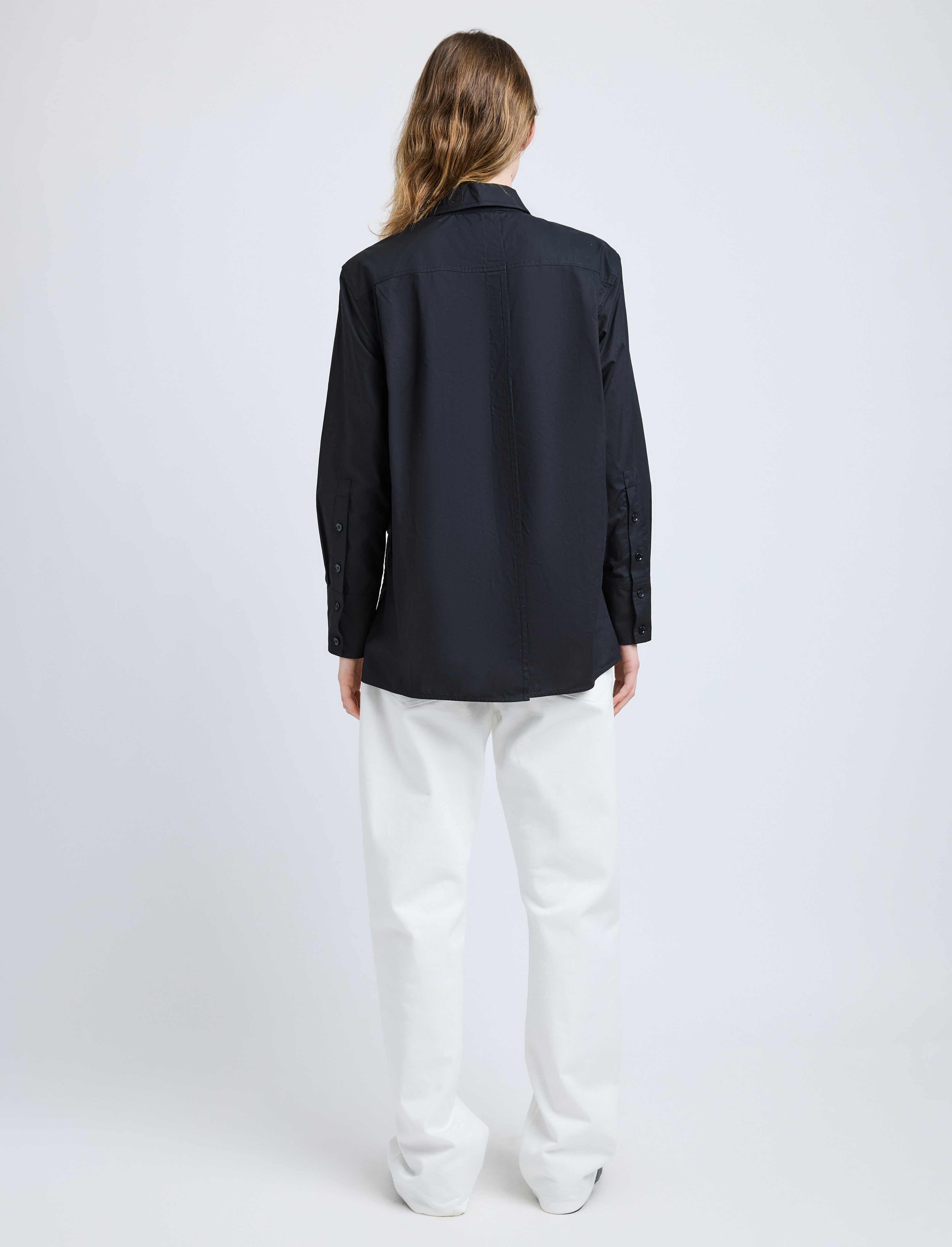 Allen Shirt in Cotton Poplin - 5