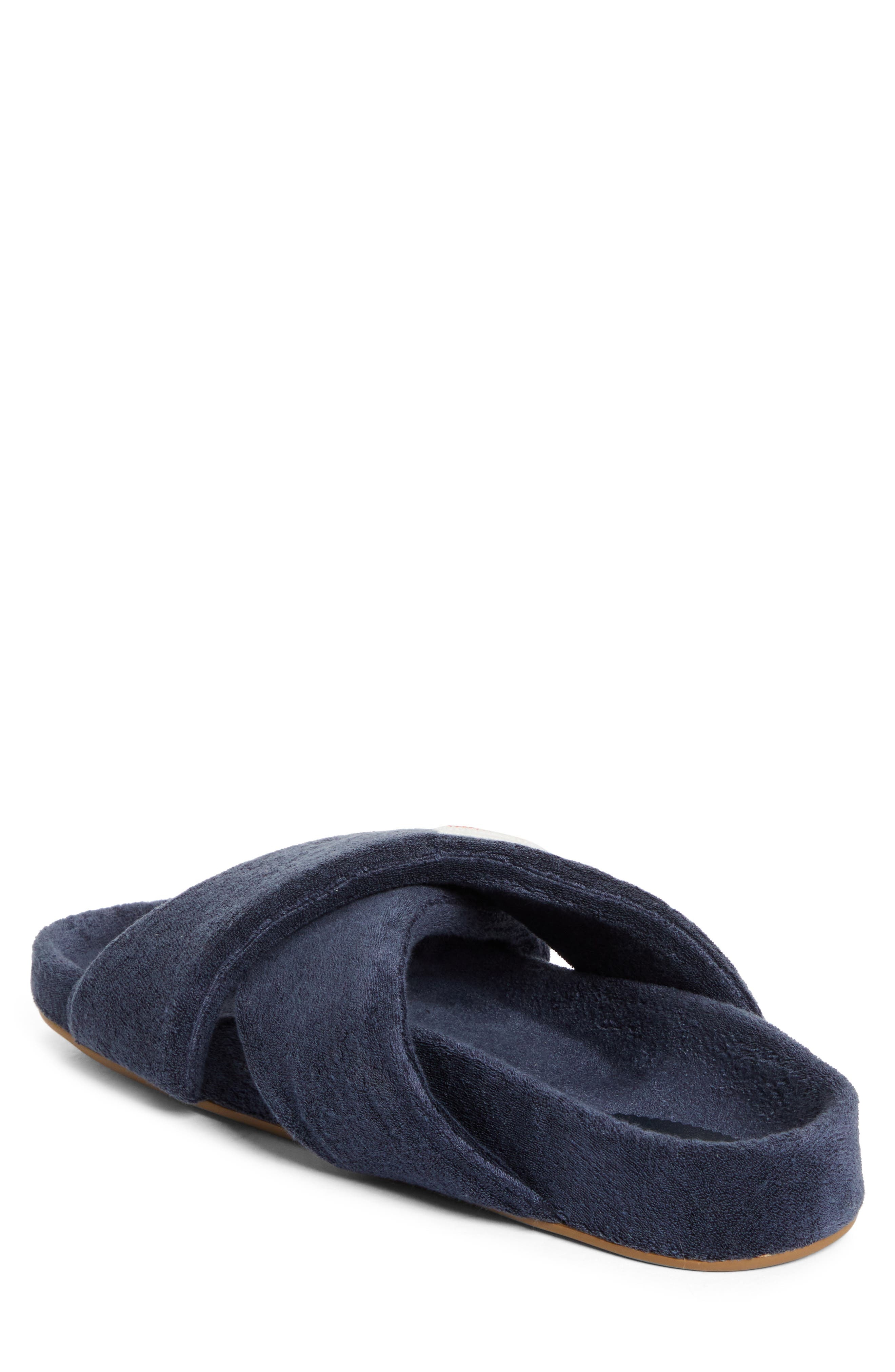 Christian Louboutin Bizzu Logo Patch Slide Sandal in Marine at Nordstrom - 2