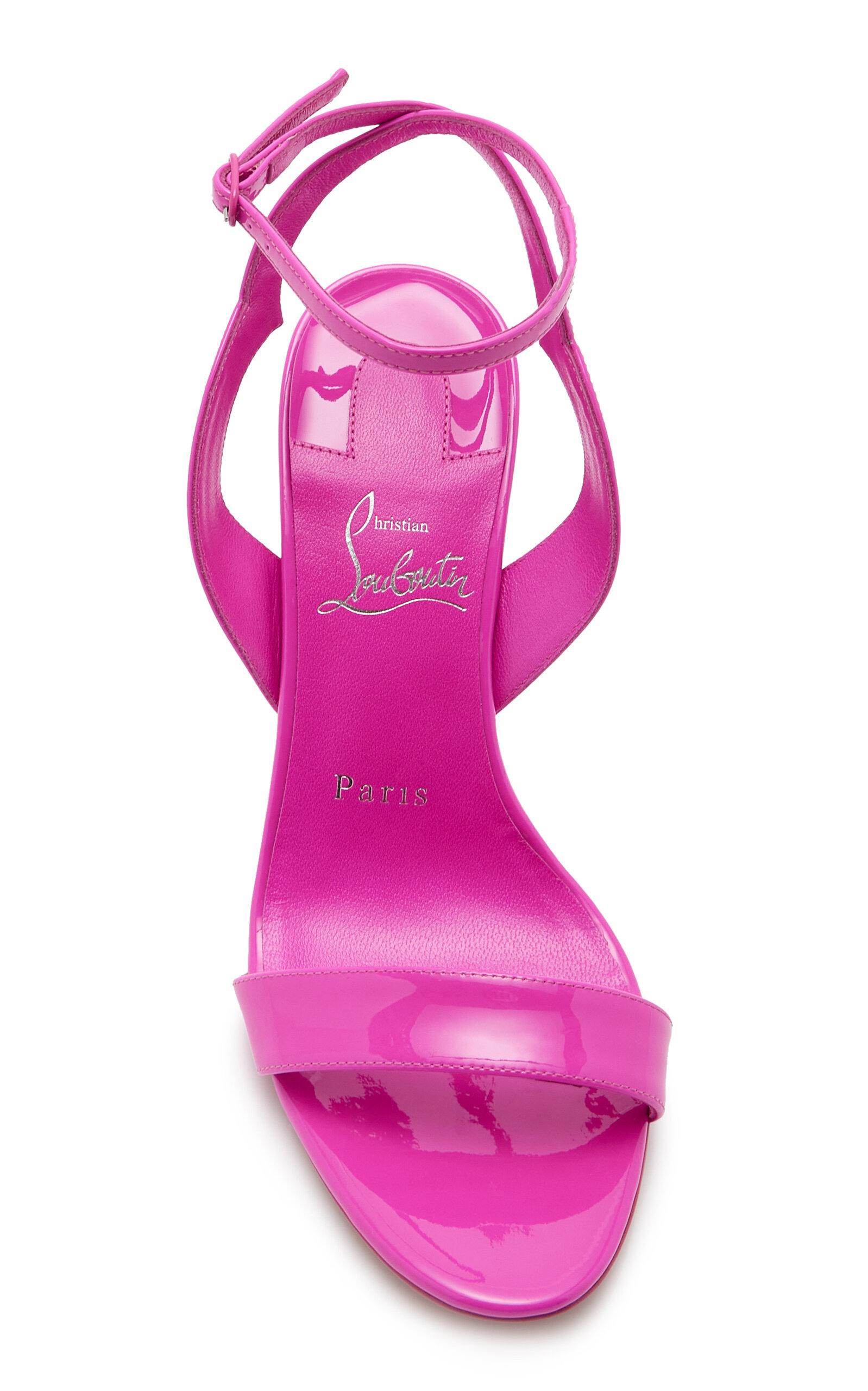 Zeppa Chick 85mm Patent Leather Wedges pink - 3