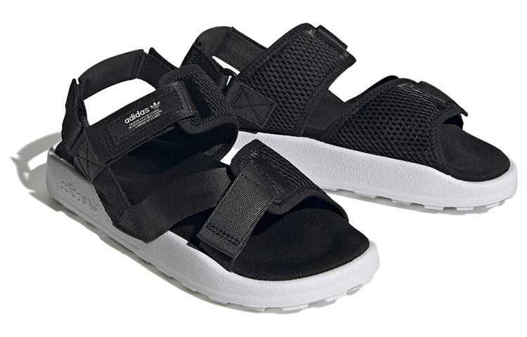 (WMNS) adidas Adilette Adventure Sandal 'Black White' HP2184 - 3