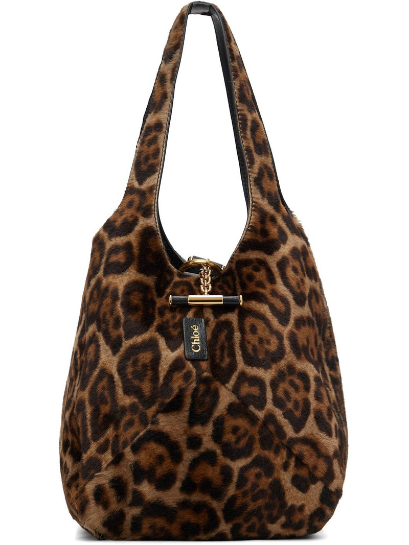Brown Small 'Chloé' Balloon Tote 1