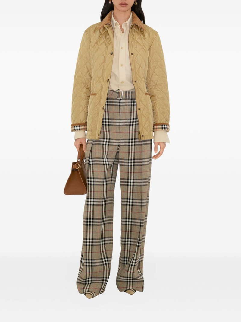 Burberry quilted belted jacket outlook