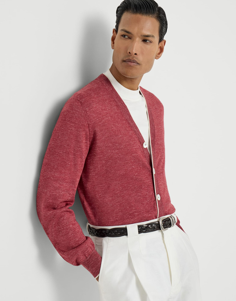 Cashmere, silk and hemp lightweight cardigan 5