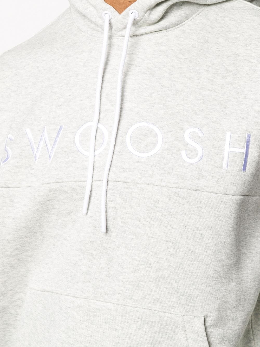 SWOOSH embroidered hoodie - 5