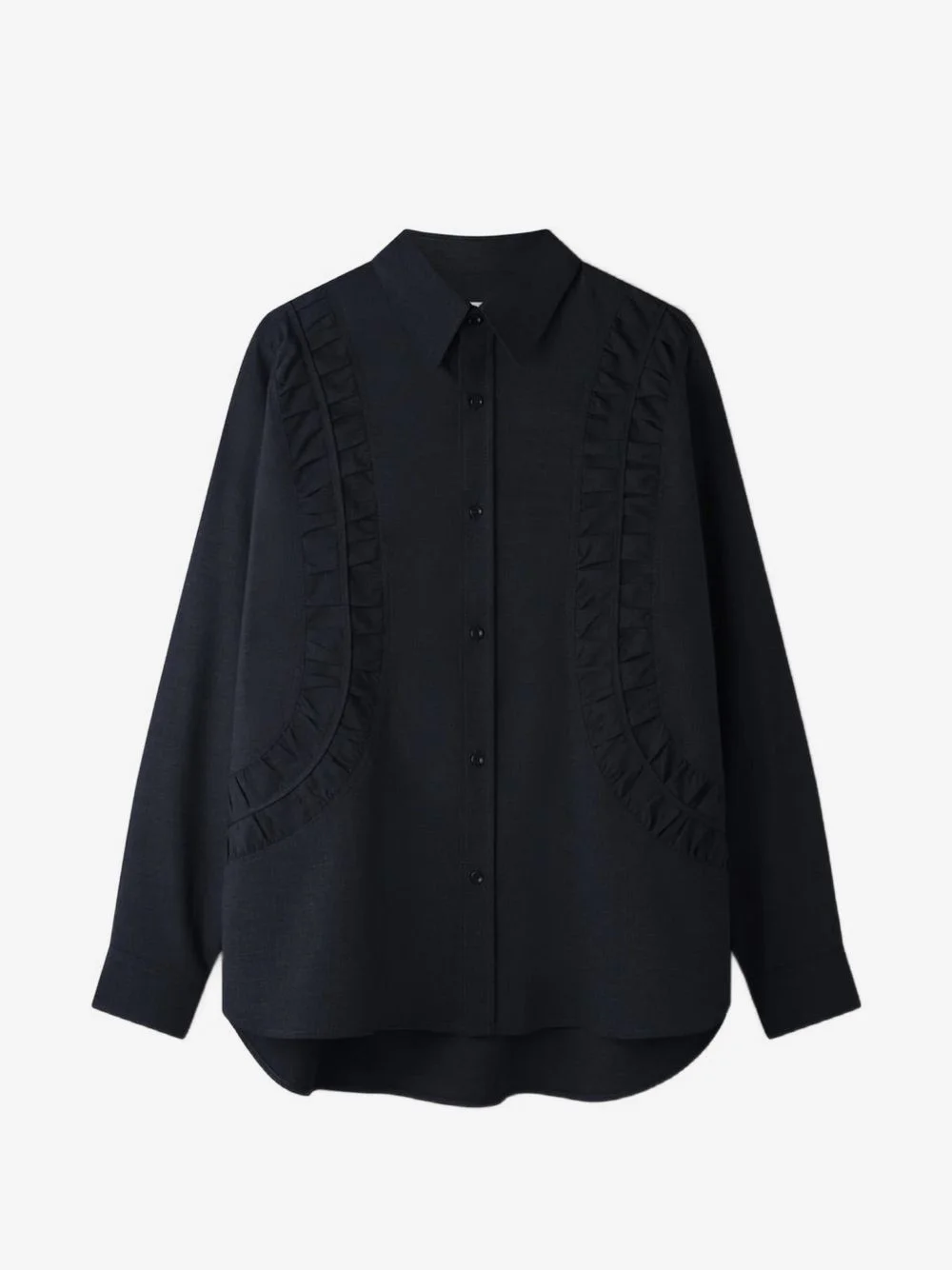 Fossil ruched-panel shirt - 1