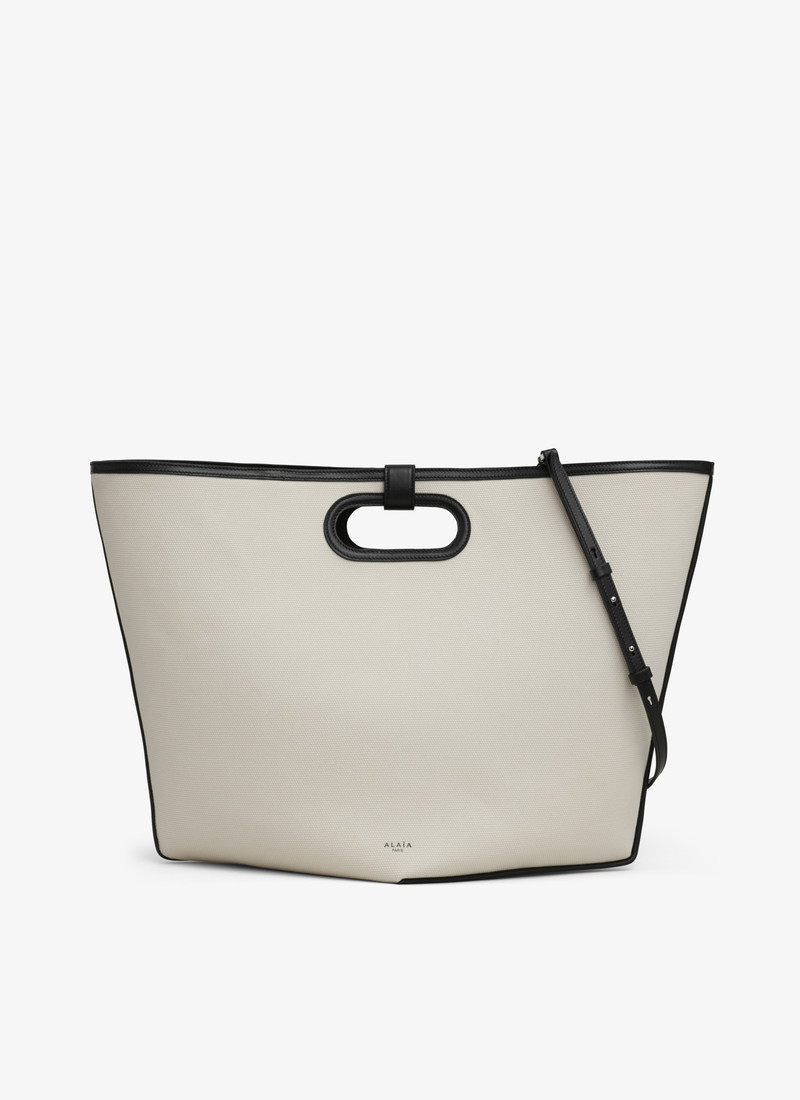 FOLDED LARGE BAG IN CANVAS - 1