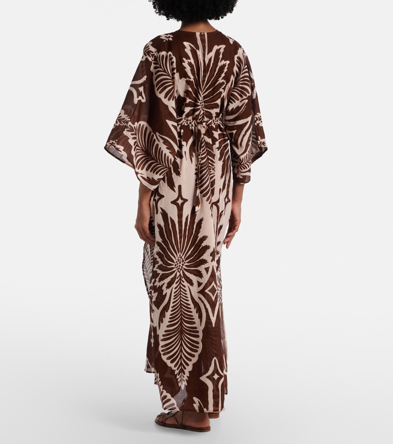 Sol printed cotton muslin kaftan 3