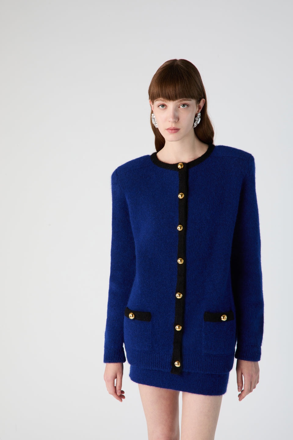 OVERSIZED ALPACA KNITTED CARDIGAN - 6