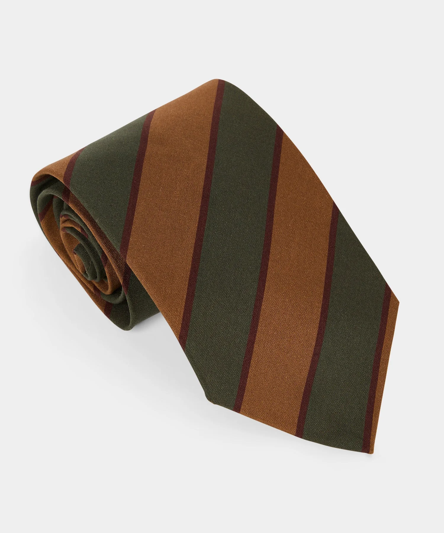 Italian Silk Repp Stripe Tie - 1