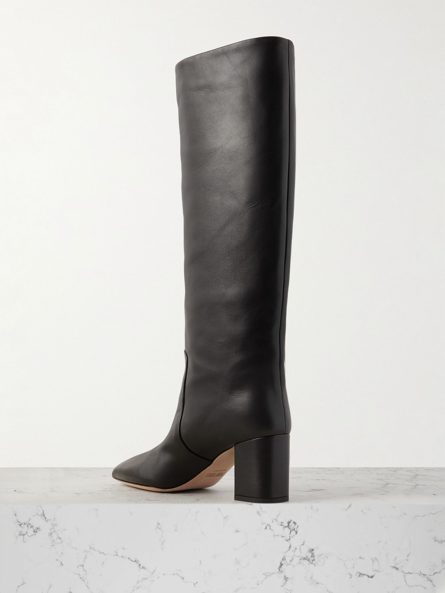 Anja leather knee boot Black - 3