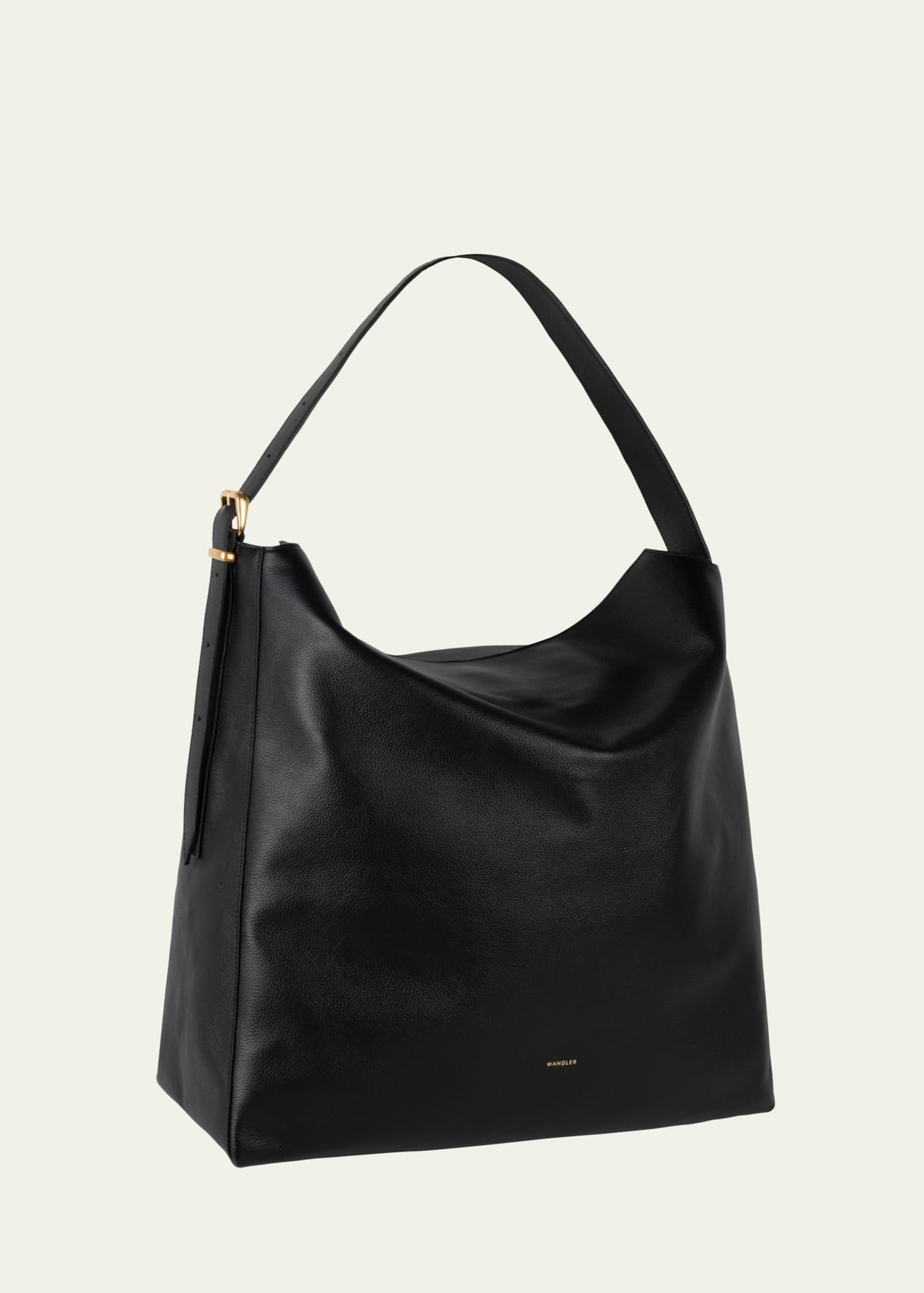 Marli Fold-Over Flap Leather Tote Bag - 1