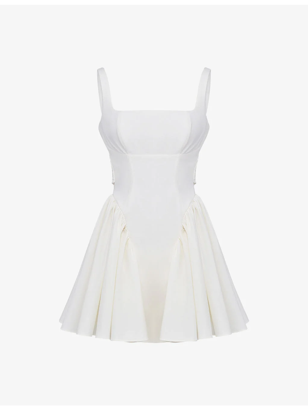 Florianne corseted cotton-blend mini dress - 1