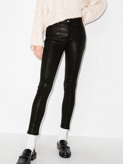 FRAME Le High skinny leather trousers outlook