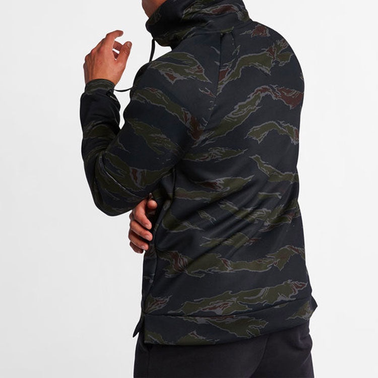 Air Jordan Athleisure Casual Sports Cardigan Pullover Jacket Camouflage AH6164-010 - 4