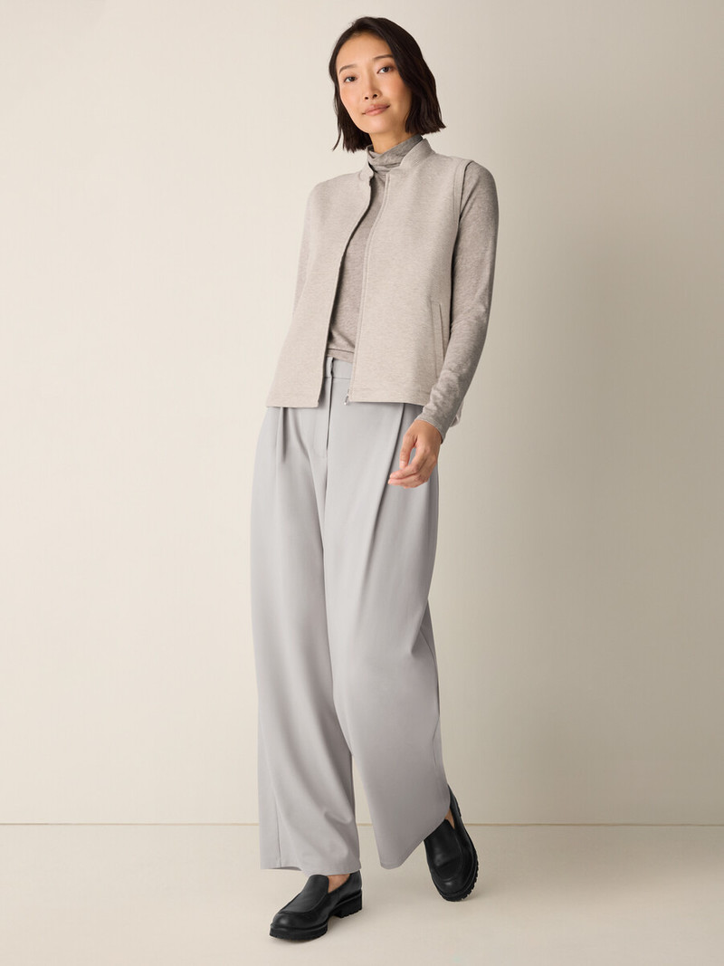 Textured Cotton Doubleknit Vest 3