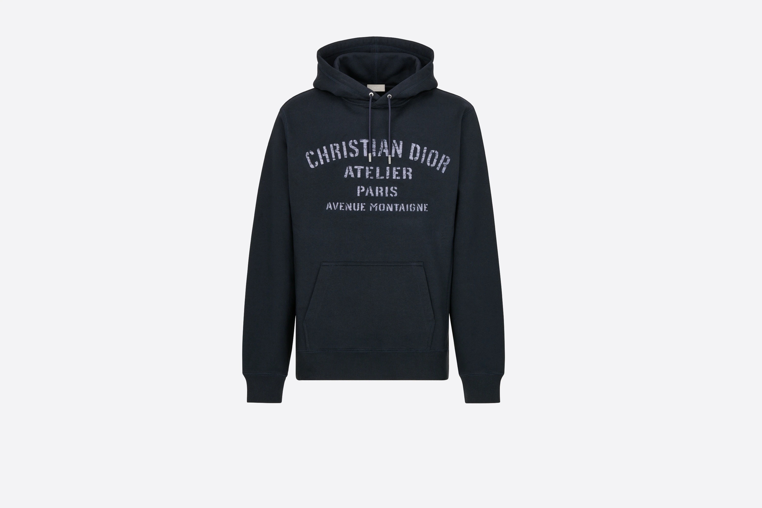 Oversized 'Christian Dior Atelier' Hooded Sweatshirt - 8