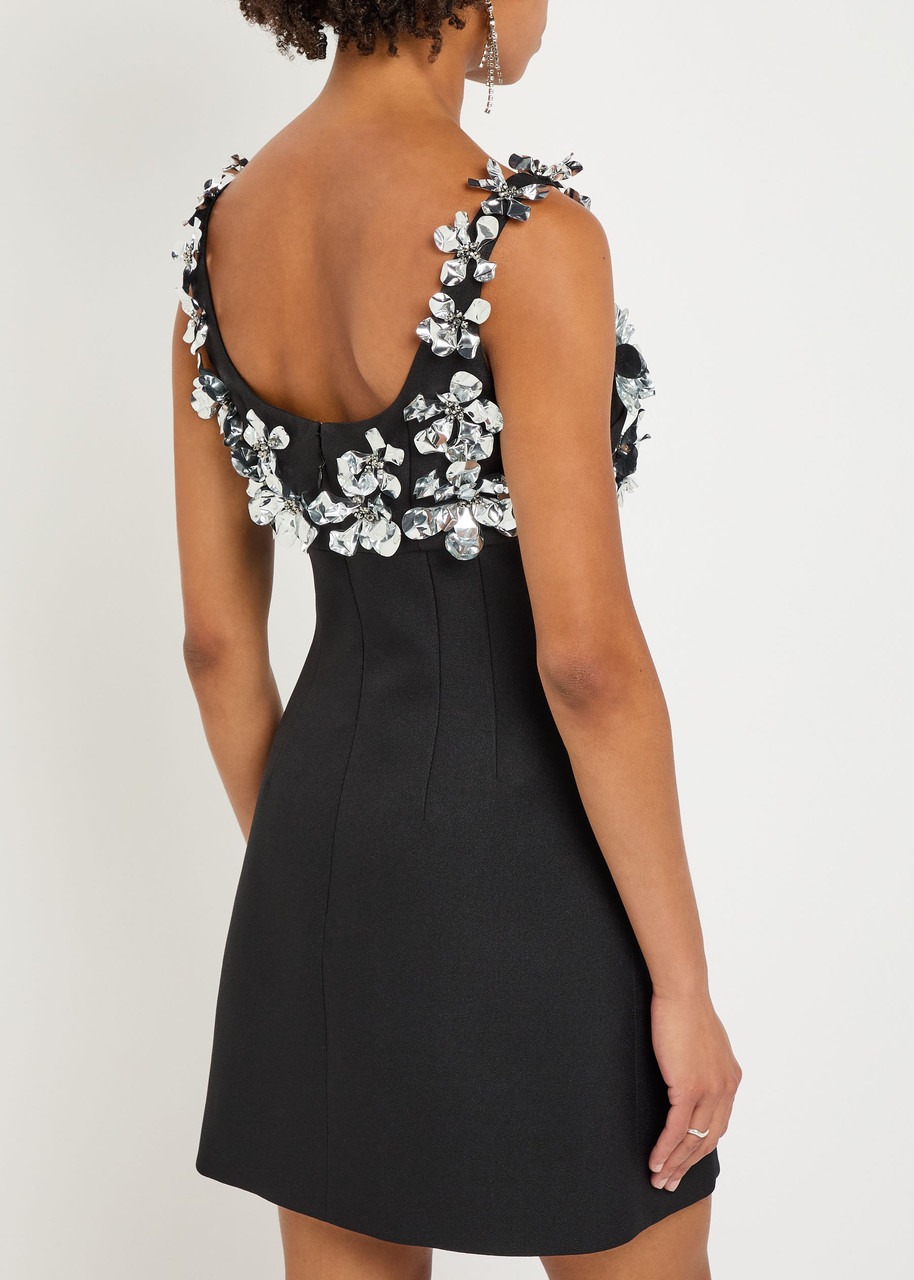 Emilia Wickstead Einna Embellished Crepe Mini Dress - 2