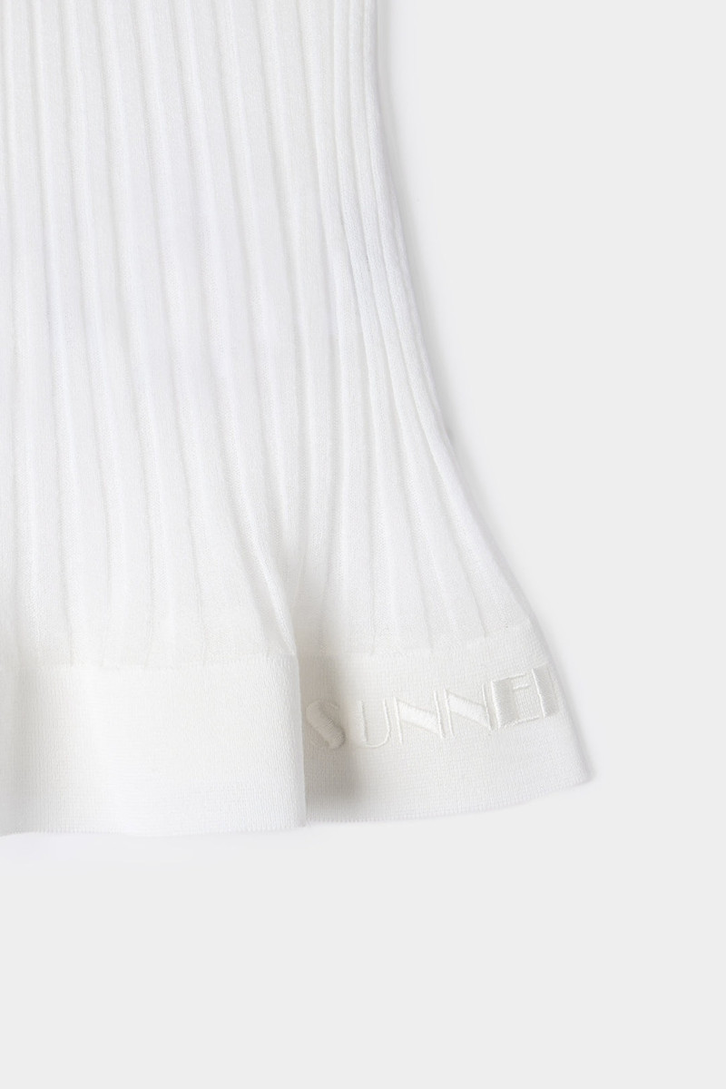 KNIT TANK TOP / white 5