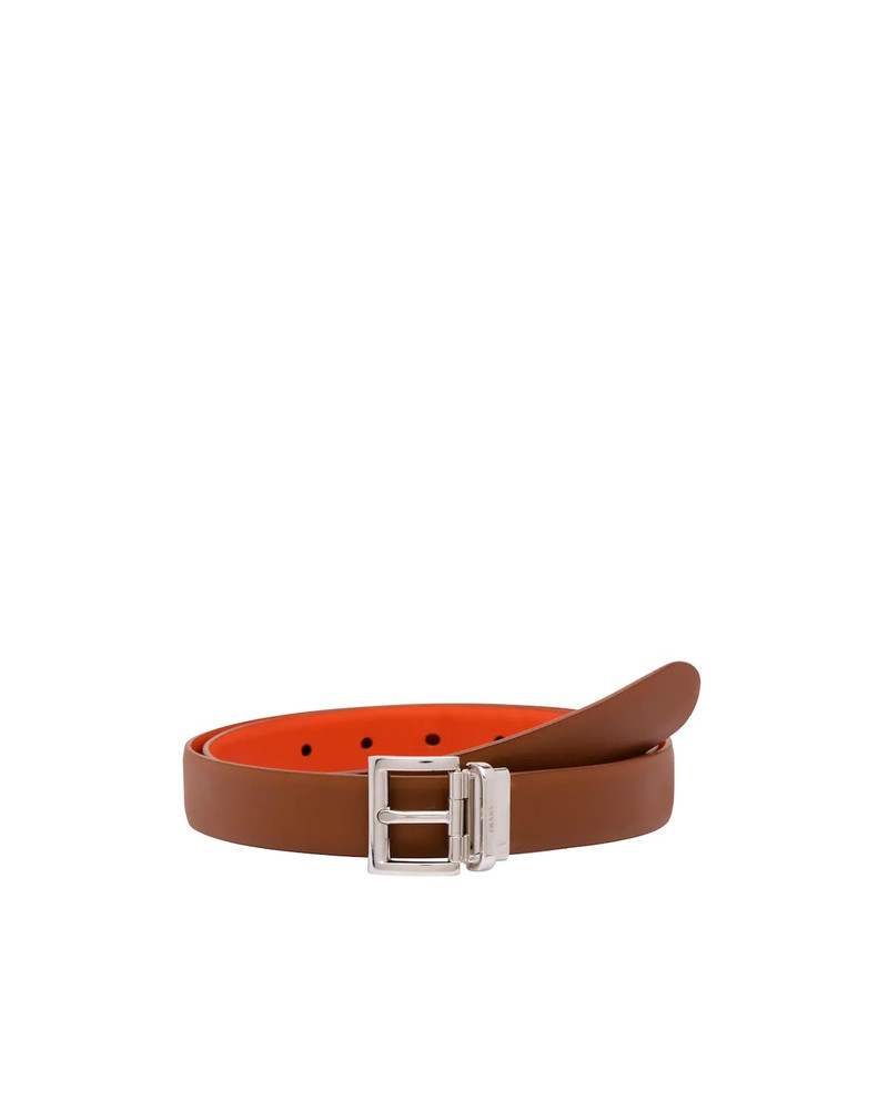 Reversible leather belt 1