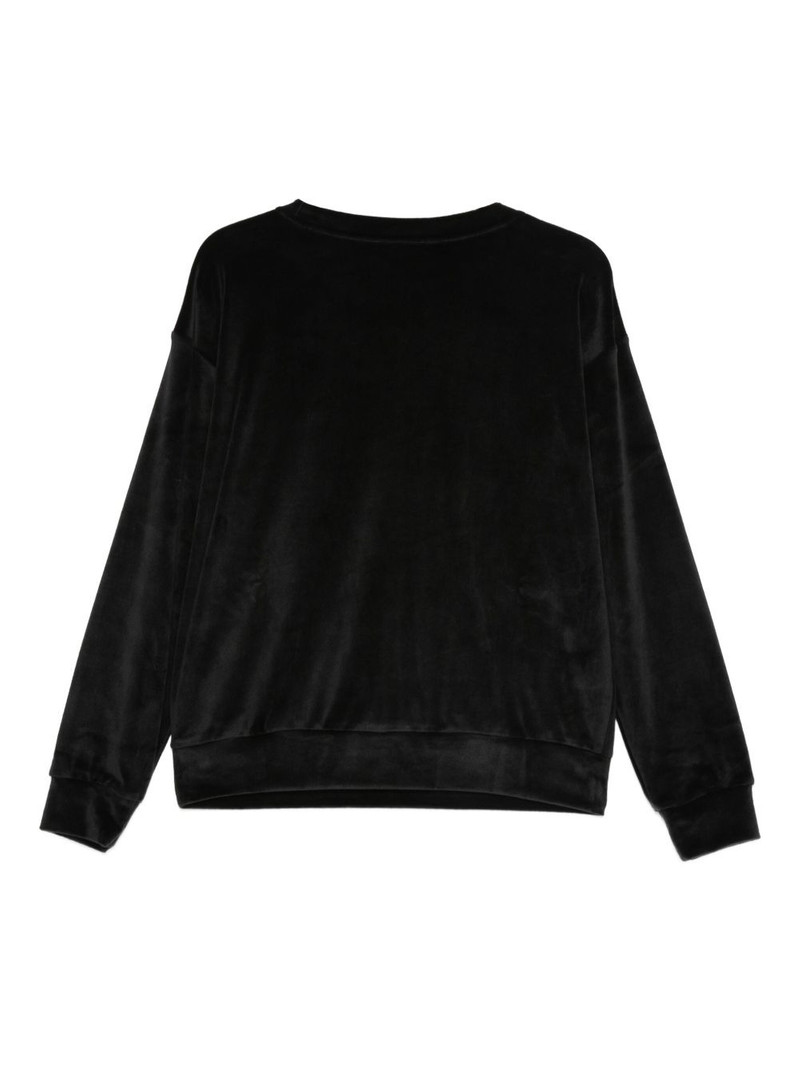 EMPORIO ARMANI velvet logo sweater outlook