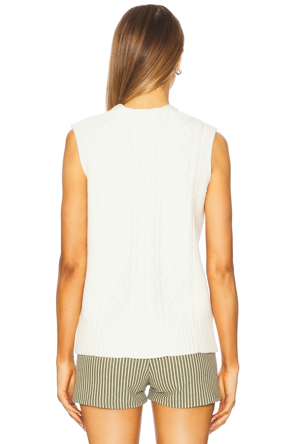 Kay Cable Knit Vest - 3