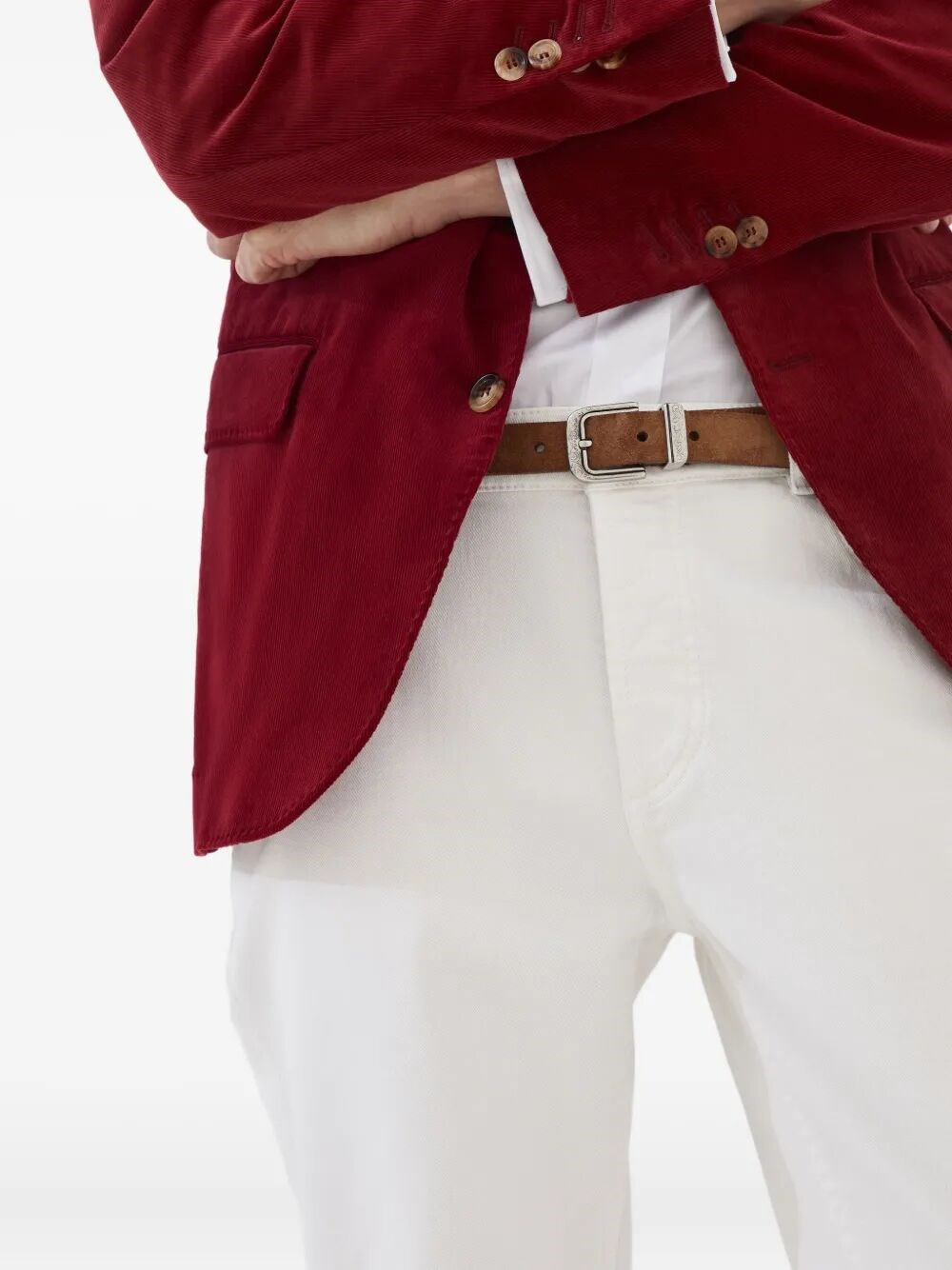 Lightweight Denim Pants - 4