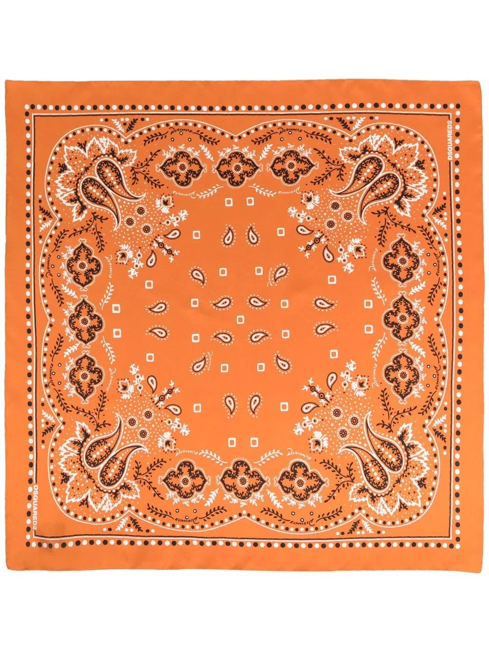 paisley-print bandana scarf - 3