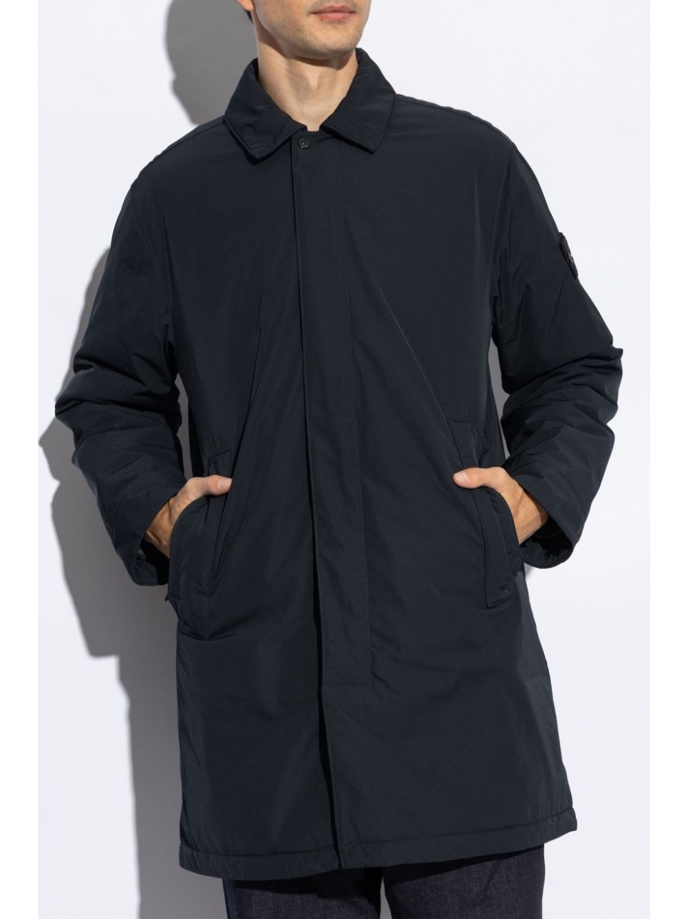 micro-twill PrimaLoft-padded coat - 3