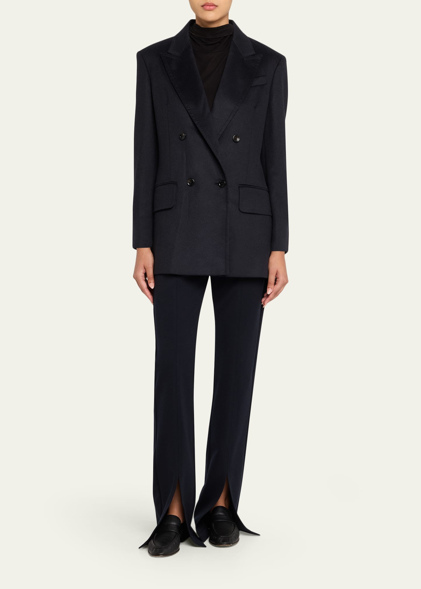 Olimpia Double-Breasted Wool Jacket - 2