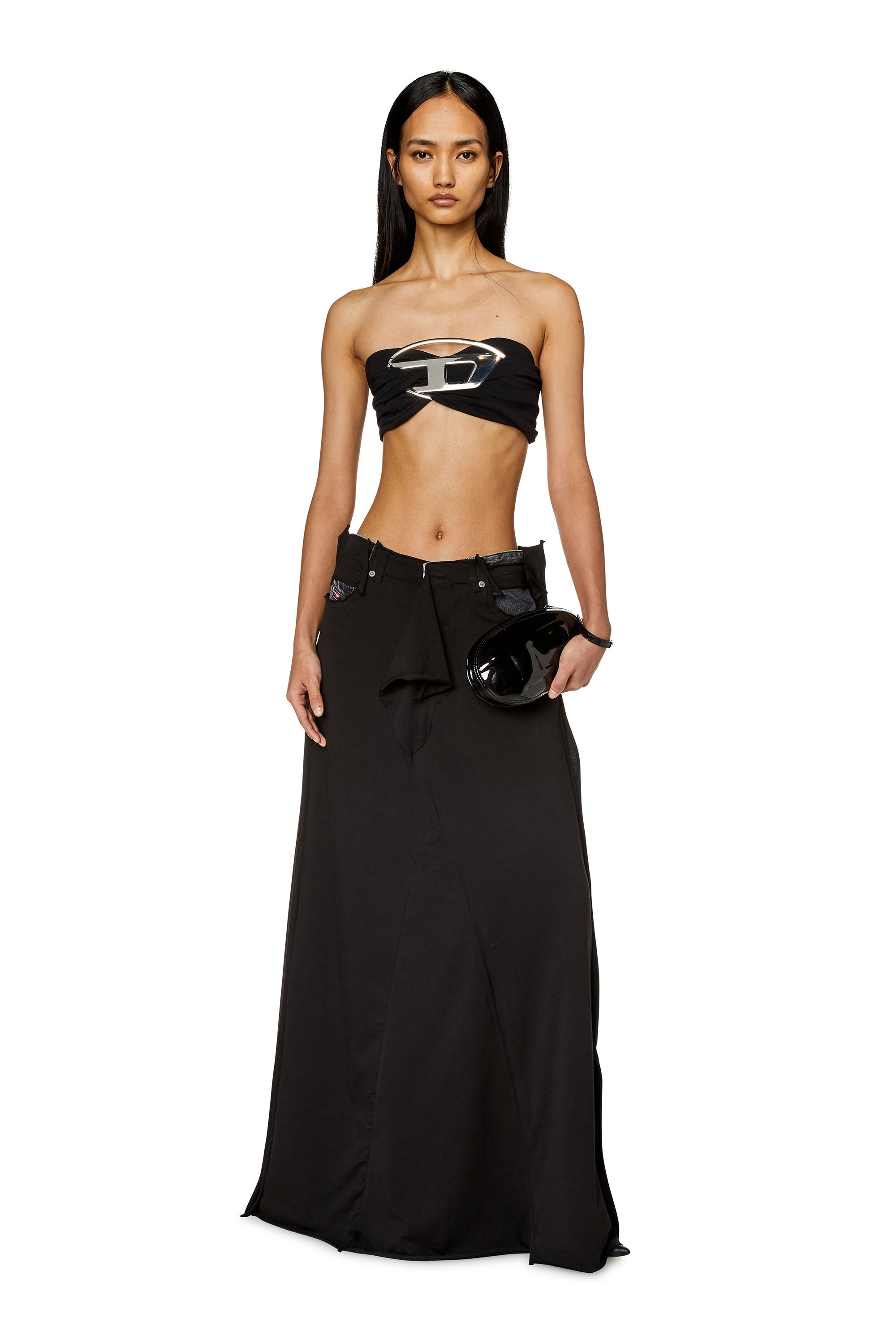 T-Benda strapless crop top, Diesel