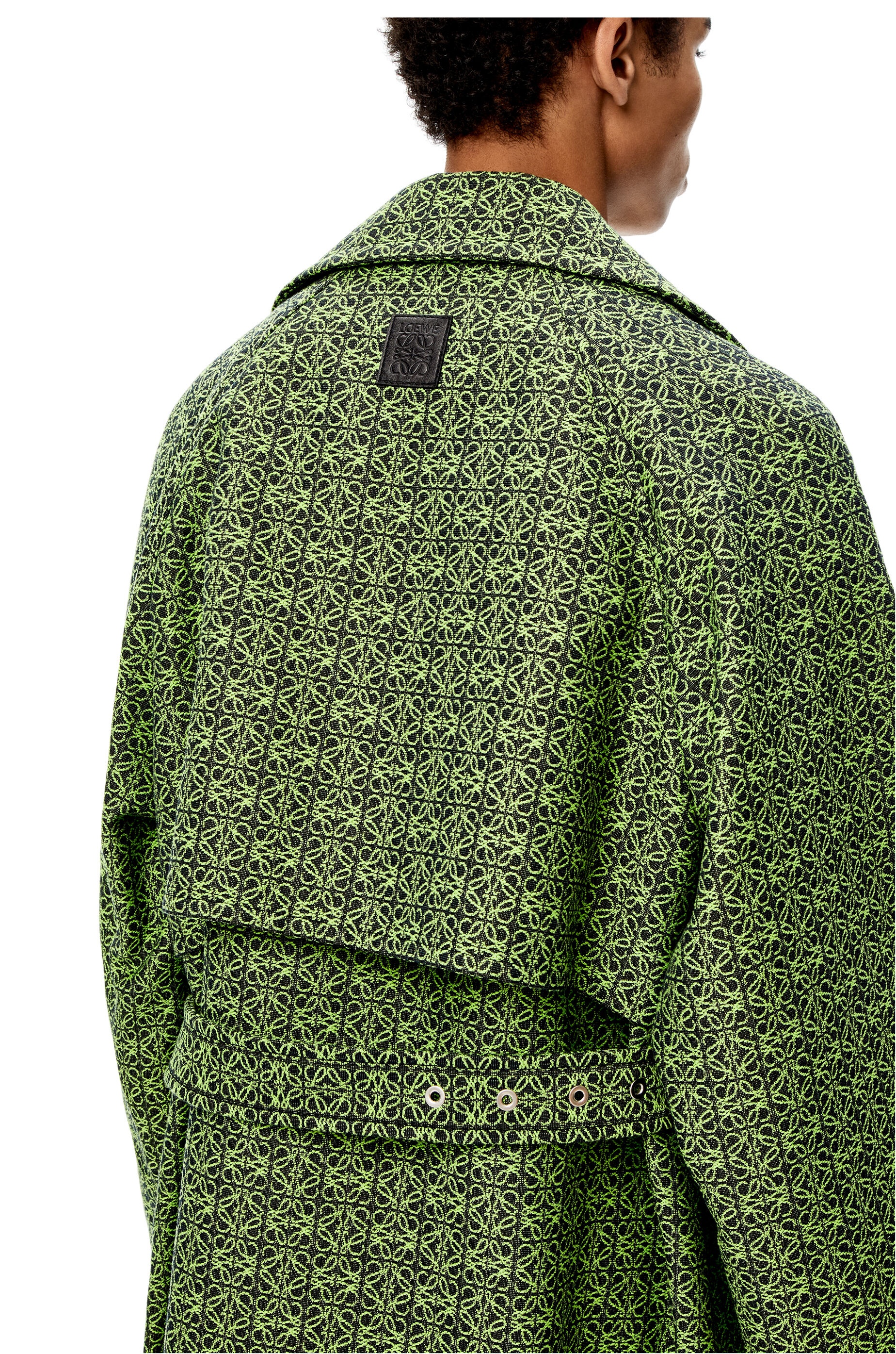 Coat in Anagram jacquard - 5