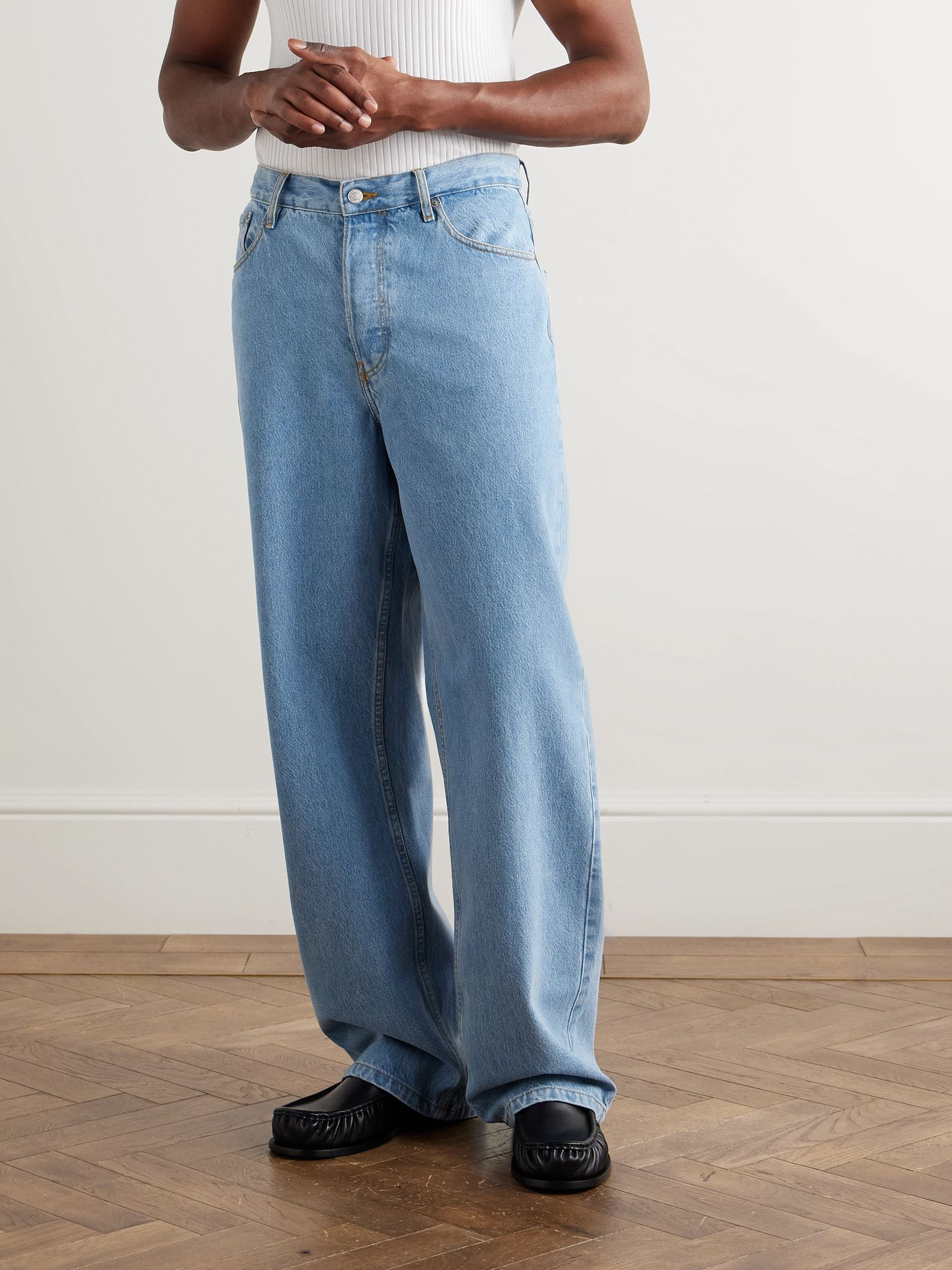 Wide-Leg Jeans Light blue - 3
