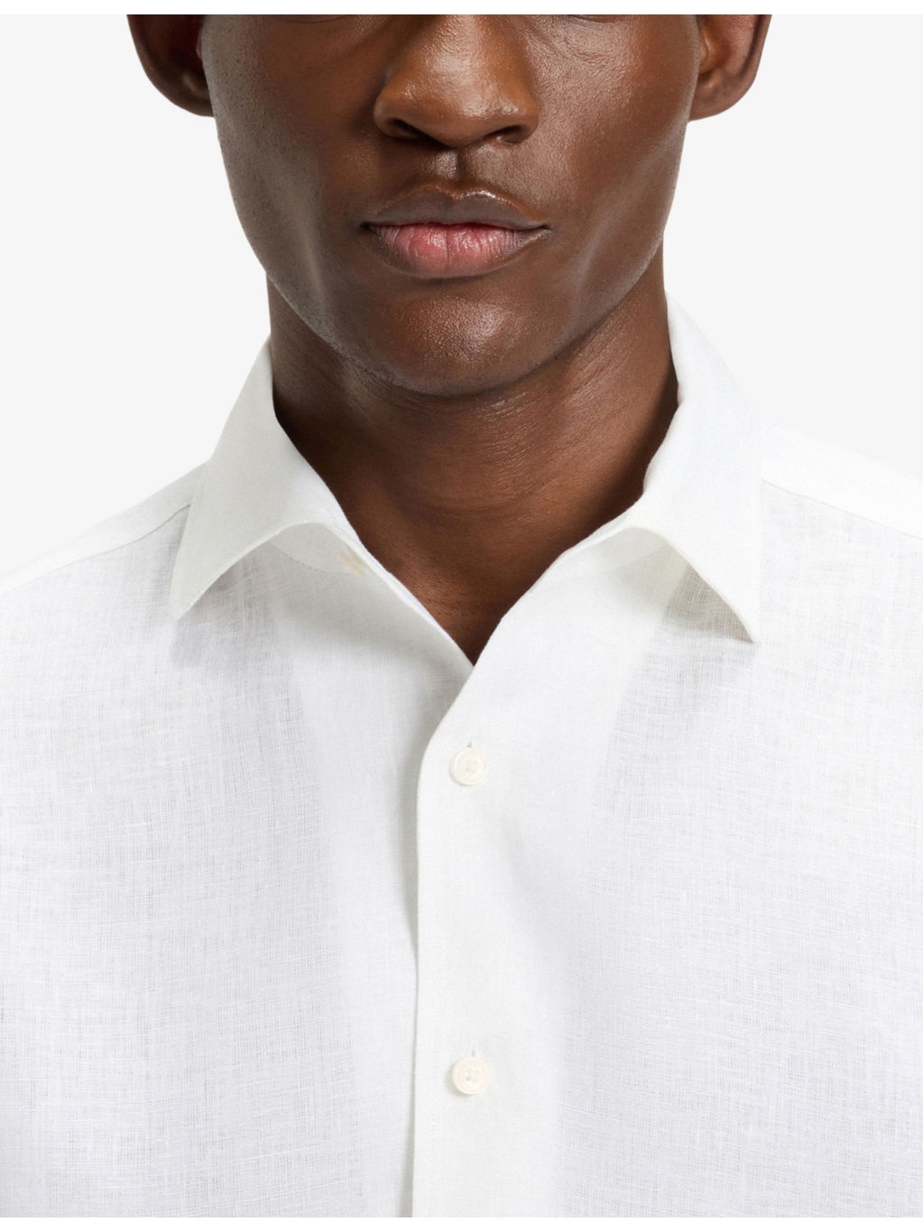 Beckham x BOSS Regular-Fit Button-Down Linen Shirt - 5