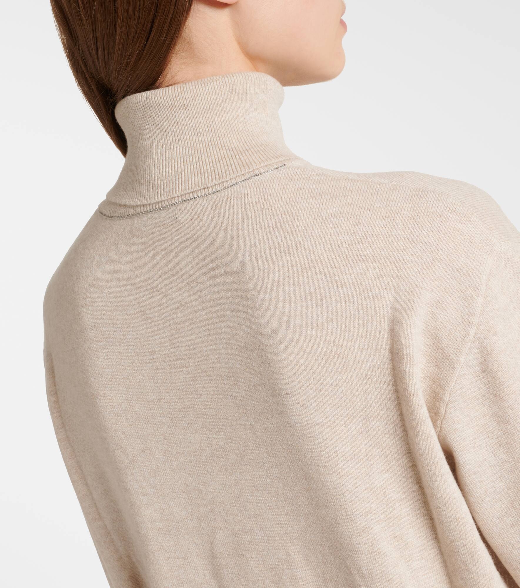 Monili cashmere turtleneck sweater - 5