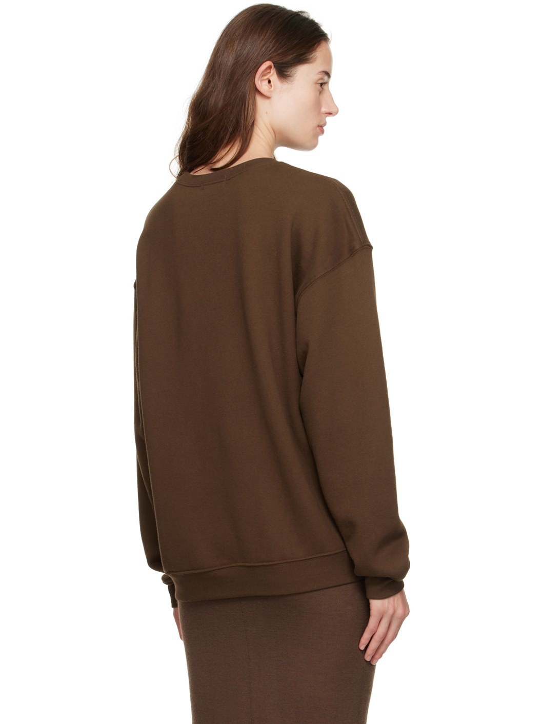 Brown Oversized Sweatshirt - 3