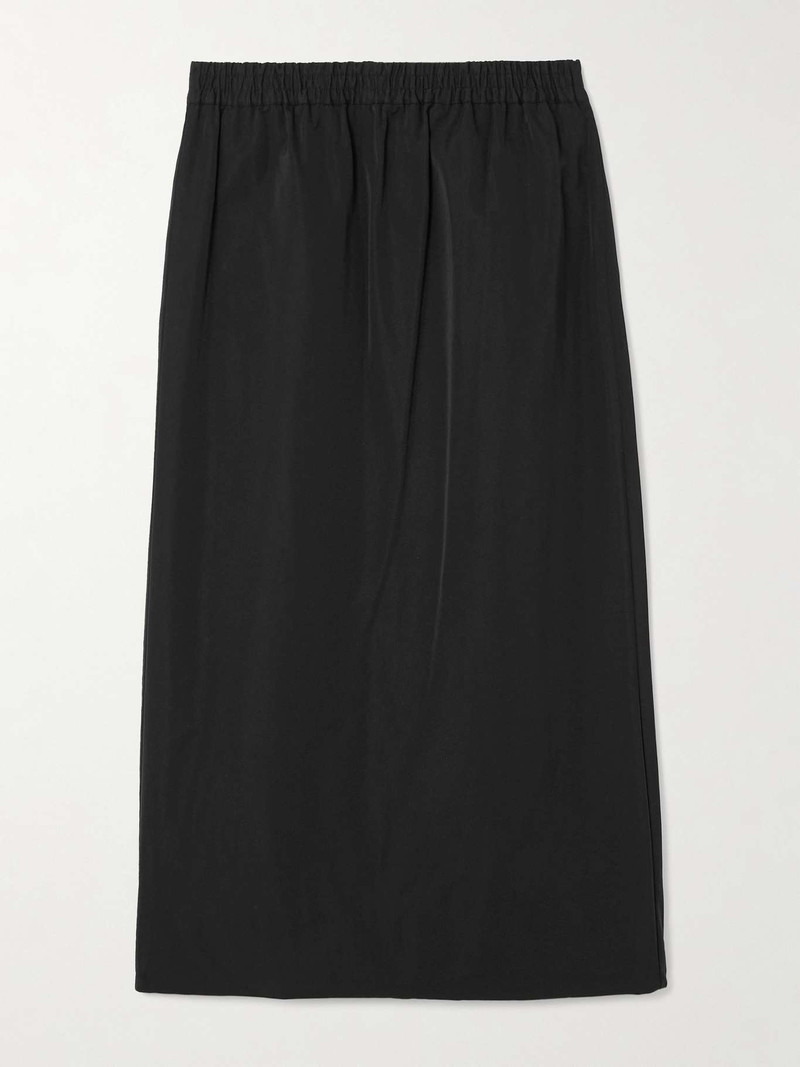 Satin midi skirt - 1