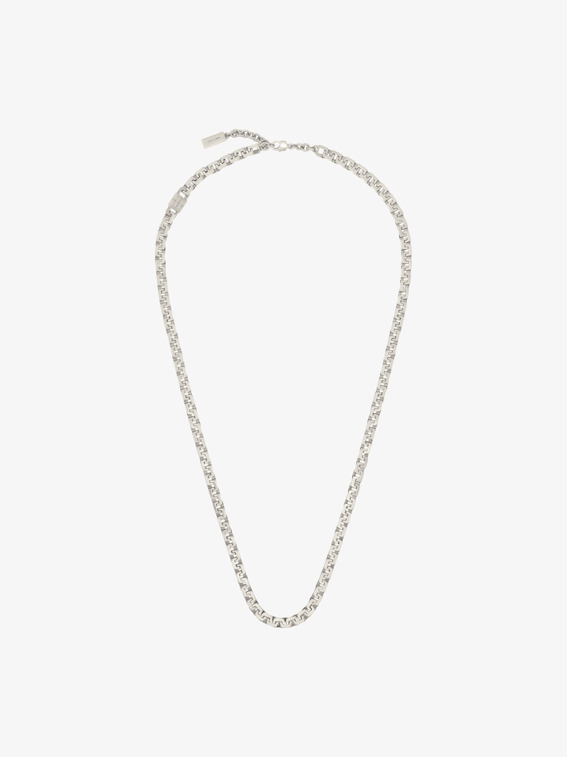 4G CHAIN NECKLACE IN METAL 4